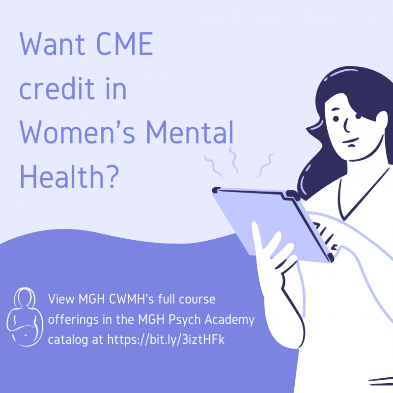 Educational Programs MGH Center for Women's Mental Health